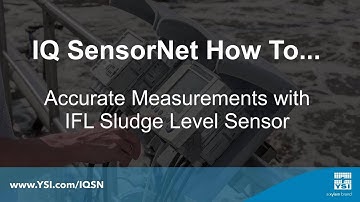 IQ SensorNet | Accurate Measurements with IFL Sludge Level Sensor