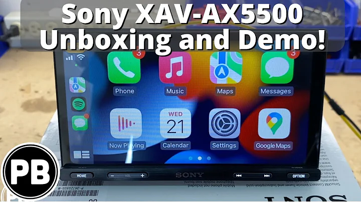 Sony Apple CarPlay Android Auto Radio Unboxing and Demo! | XAV-AX5500