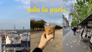 my solo trip to Paris | cafes, museums, parks, romanticising my life ✨