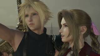 Aerith and Cloud taking their selfie..