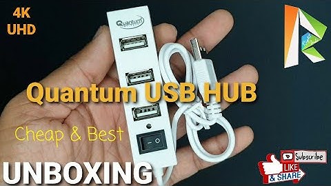 QUANTUM USB HUB QHM6660 | CHEAP & BEST | UNBOXING