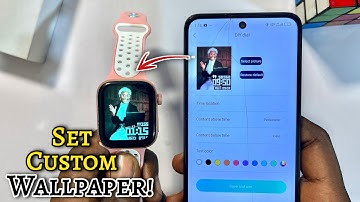 How to Set Custom Wallpaper on Any Smartwatch | Use Photo as Wallpaper