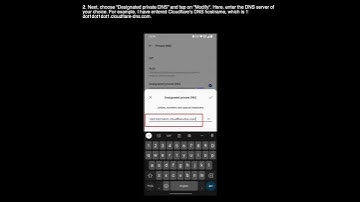 Change the DNS Server On Android 9 and Above