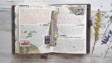 February A5 Traveler’s Notebook Flip Through