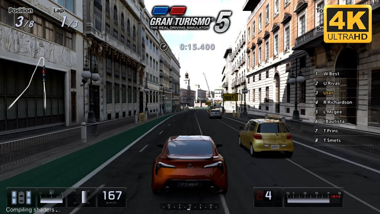 Gran Turismo 5 (GT5) / RTX 3080 4K / PS3 emulator for PC RPCS3 