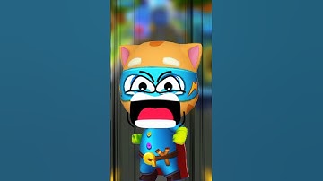 What?? 😱 Ginger Gets Shocked!! | Talking Tom Hero Dash #shrots #gameplay