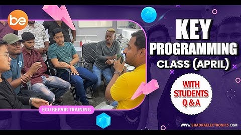 Live Practical key programming discussion class with Bhadra Electronics Students | #ecmrepair #ecu