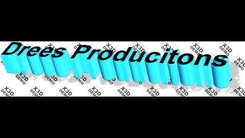 Xara 3D 6 - (Drees Producitons Tutorial)
