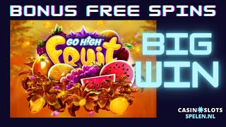 Go High Fruit | bonus free spins (BIG WIN!)