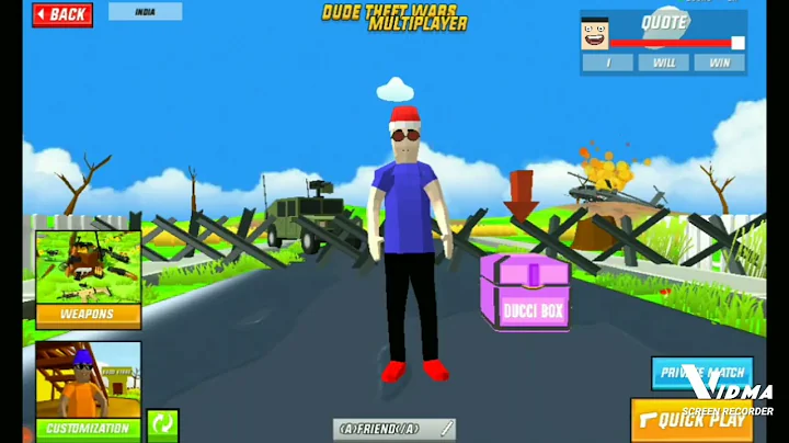 how to turn your name in blue in dude theft wars 😃