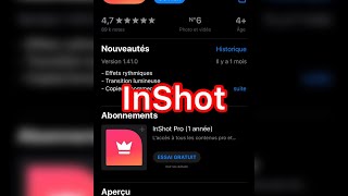 TUTORIEL COMMENT FAIRE UN MONTAGE VIDÉO/PHOTO SUR IPhone/Android AVEC INSHOT