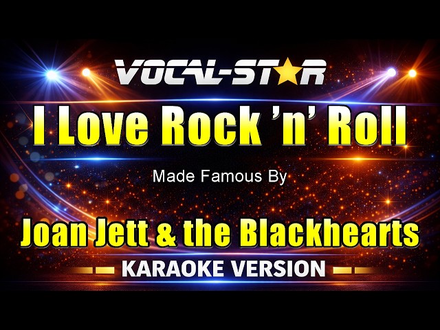 I Love Rock 'n' Roll - Joan Jett & the Blackhearts KARAOKE - YouTube