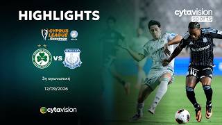 Omonia Nicosia vs Apollon Limassol highlights (0-0) - 1. Division