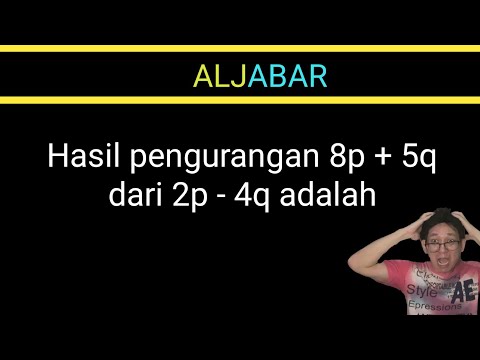 🔴[ALJABAR]🔴Hasil pengurangan 8p