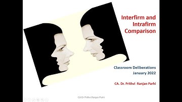 Interfirm and Intrafirm Comparision