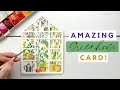 How to paint a stunning 3d greenhouse card  card ideas for gardeners