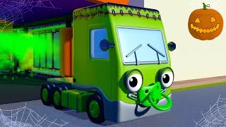 Baby Truck Halloween Song | Nursery Rhymes \& Kids Songs | Gecko's Garage | Songs For Children