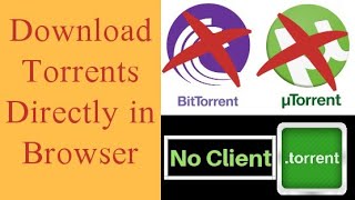 How To Download Torrents Directly in Browser Without Utorrent/Bittorent screenshot 2