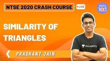 Similarity of Triangles | NTSE 2020 Crash Course | Maths 101 | Prashant Jain