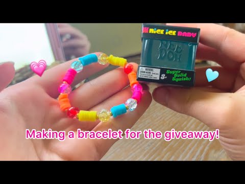 Making a needoh inspired bracelet for the needoh giveaway!