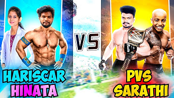 💥Hariscar x Hinata vs PVS x Sarathi 2 vs 2 FUNNY CLASH SQUAD  TIP & TRICKS IN TAMIL