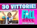 VINCO LA 30 PARTITA A MEZZO SECONDO DALLA FINE! - FALL GUYS *REAZIONE*