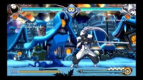 BlazBlue Central Fiction_Noob  Arakune Curse