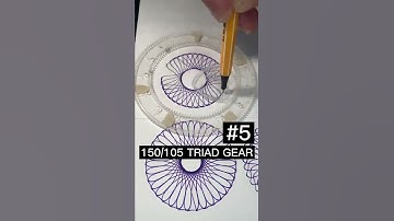 Spirograph Design 150/105 Triad Gear