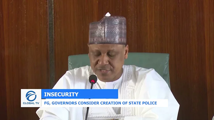 FG, GOVERNORS CONSIDER CREATION OF STATE POLICE