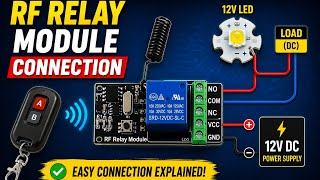 Connection of RF relay module#easy #explained 