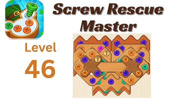 Screw Rescue Master Level 46 Walkthrough 🔩🧩 | Go Answer