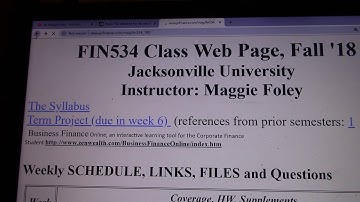 chapter 6 review video part i fin534 2019