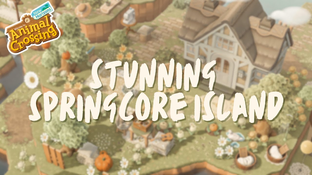 Stunning Springcore Island Tour! - Island of Oakwood // Animal Crossing ...