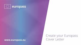 Creating your Europass Cover Letter screenshot 5