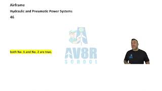 Chapter 9: Hydraulic Pneumatic Power Systems (FAA Airframe Written Exam) Video 5 of 11