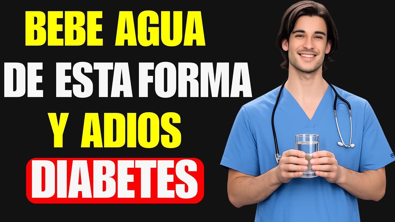 De esta manera Debe Beber AGUA un Adulto Mayor para REGULAR su AZÚCAR y Evitar la Diabetes
