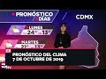 Clima para hoy 7 de octubre de 2019