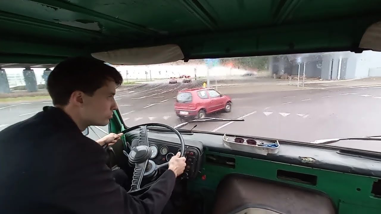 Star 200 jazda po mieście i w trasie (spotkane Żuk 6x6, ZiŁ 157 i Fiat 125p PILOT)