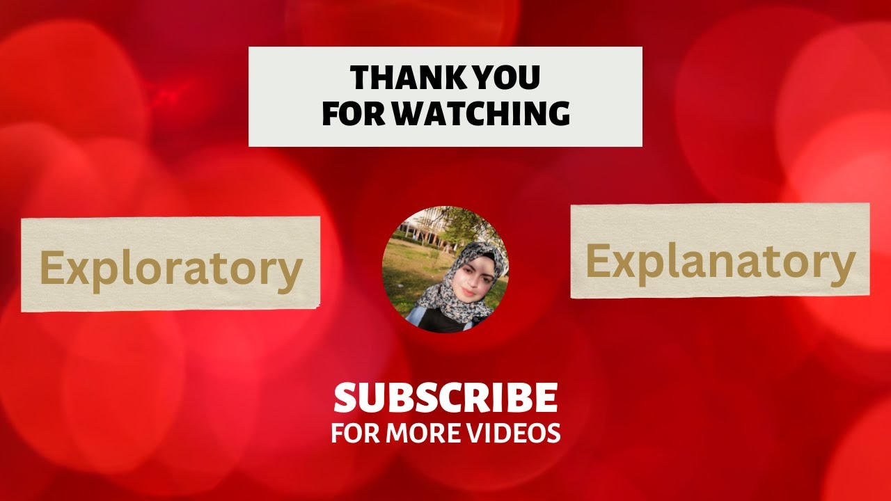 الفرق مابين Exploratory & Explanatory Analysis؟ - YouTube