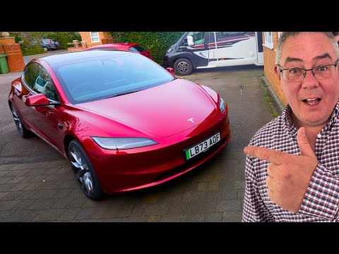UK Tesla Model 3 Facelift RHD