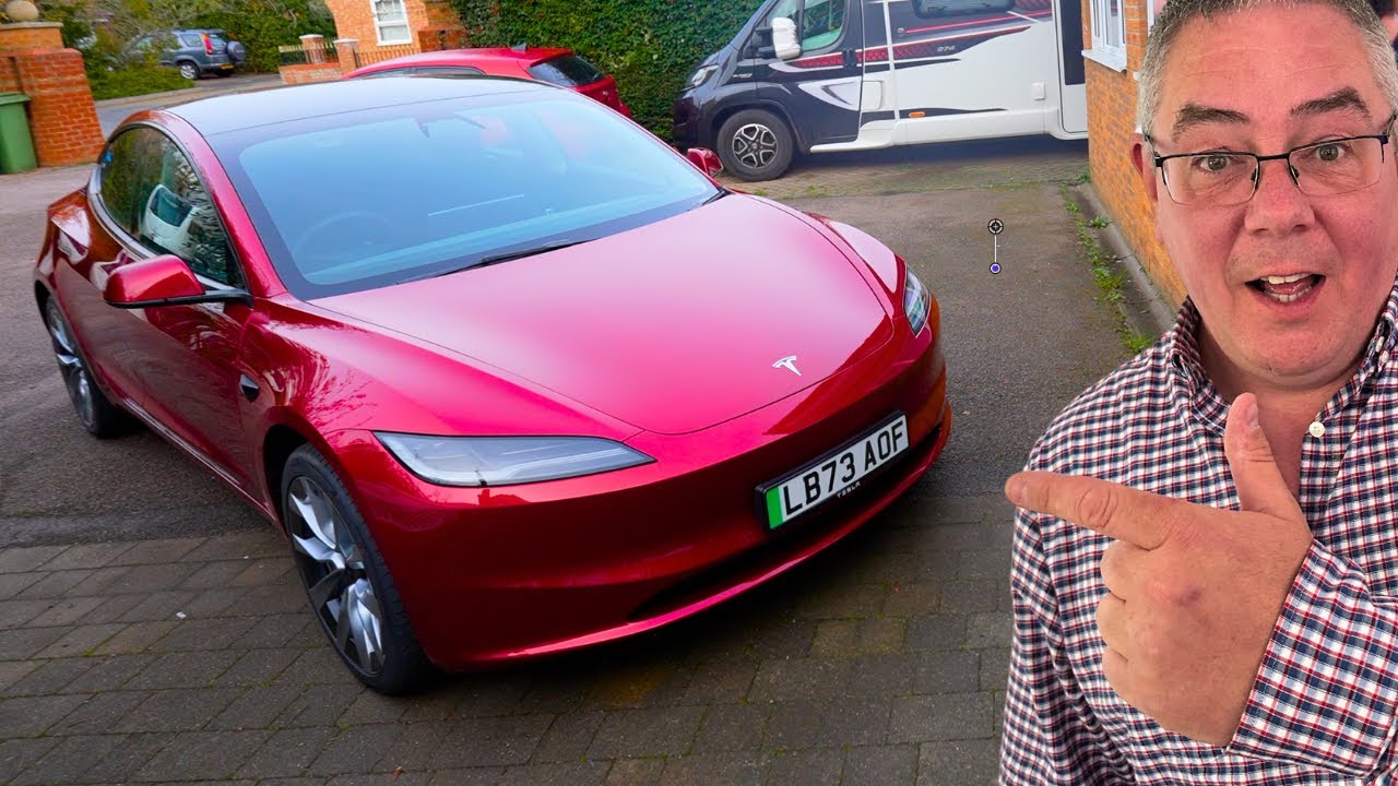UK Tesla Model 3 Facelift RHD - YouTube