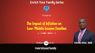 Impact of Inflation on Low/Middle Income Families