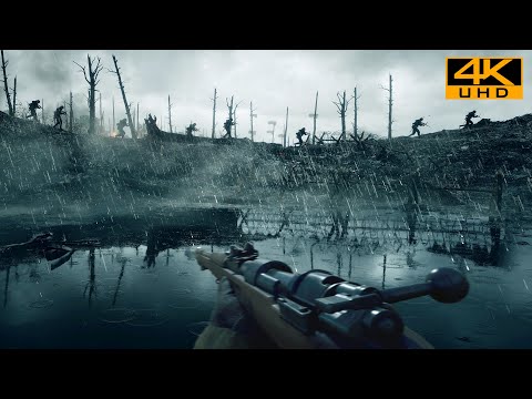 Through Blood And Mud | Realistic Ultra Graphics Gameplay [4K UHD 60FPS] Battlefield 1