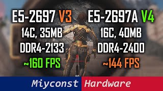 🇬🇧 E5-2697A V4 vs. E5-2697 V3 vs. R5 5600 | RX 7900XT, RX 6700XT