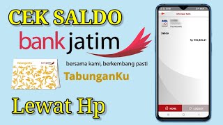 Cara Mudah Cek Saldo Mobile Banking Bank Jatim Melalui Hp screenshot 4