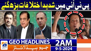 Geo News Headlines 2 AM | Sher Afzal Marwat Aggressive Statement | 9th May 2024