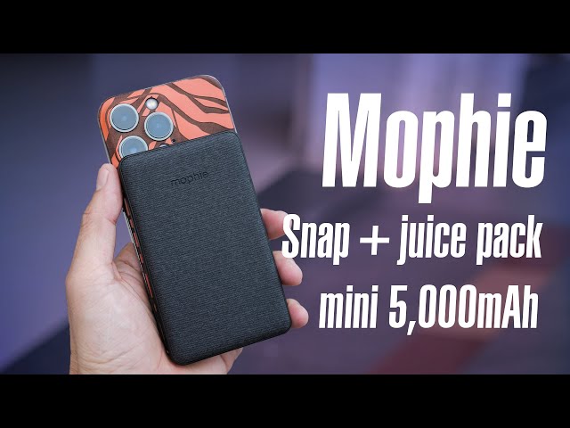 Trên tay pin dự phòng MagSafe Mophie Snap+ juice pack mini v2