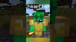 Rate my Minecraft Pickle Statue Build 1-10 | #minecraft #shorts #cheappickle