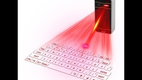 🆕Projection Laser Keyboard Laser Projection Keyboard Official Video