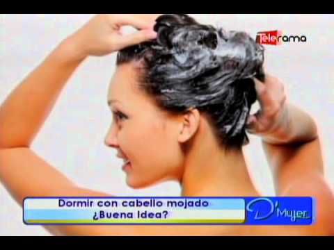 Dormir con cabello mojado ¿Buena idea?